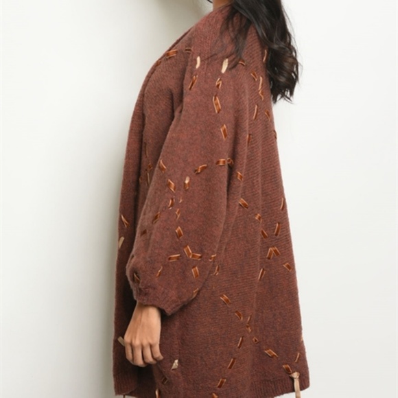 RIBBON CARDIGAN (wool) - Picture 2 of 4